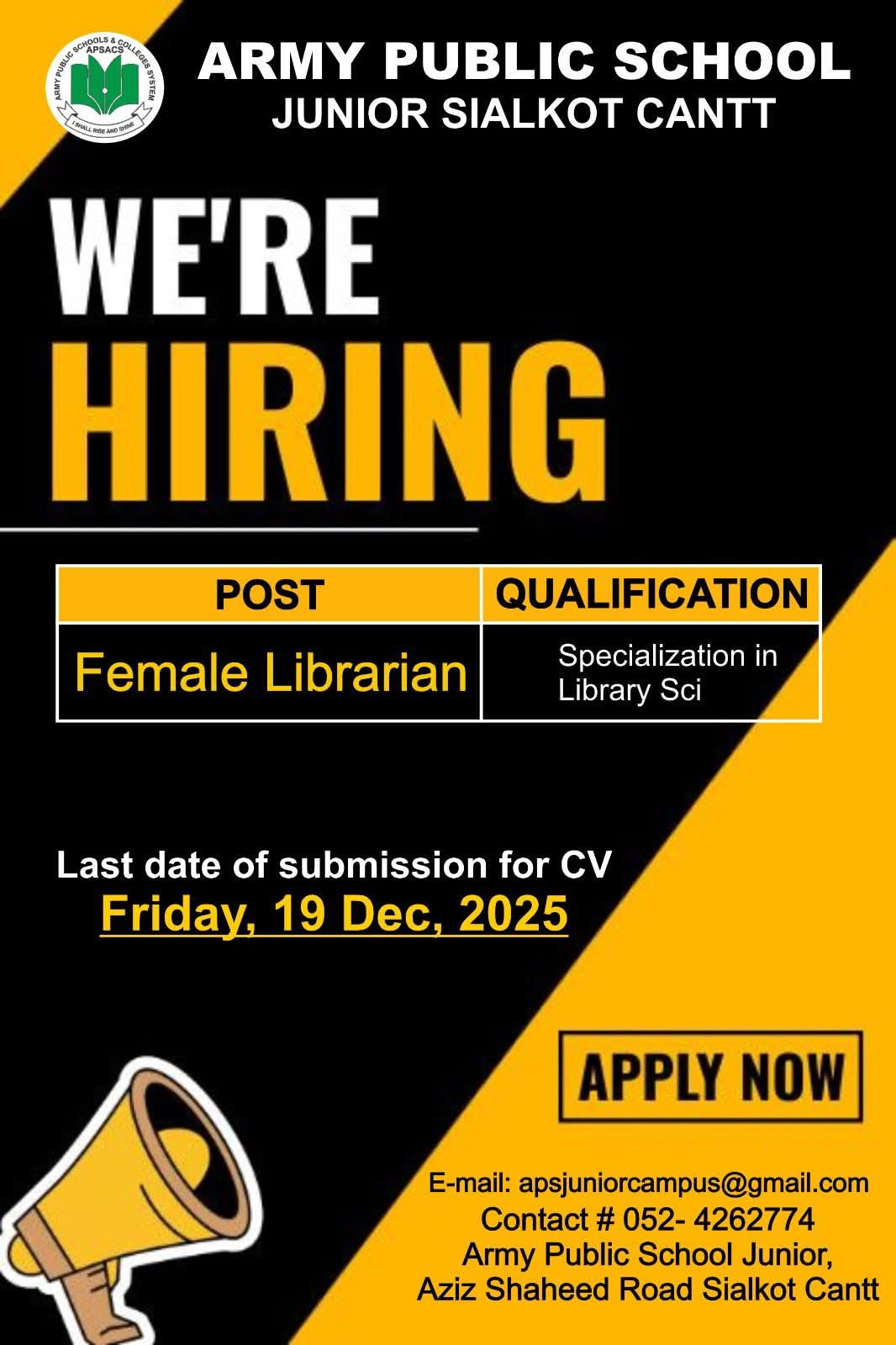 Pre-School Teacher Job